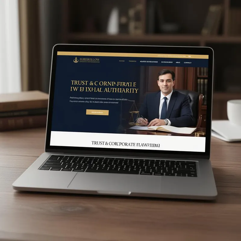 Webdesign-Referenz – Kanzlei Weber, Corporate Website
