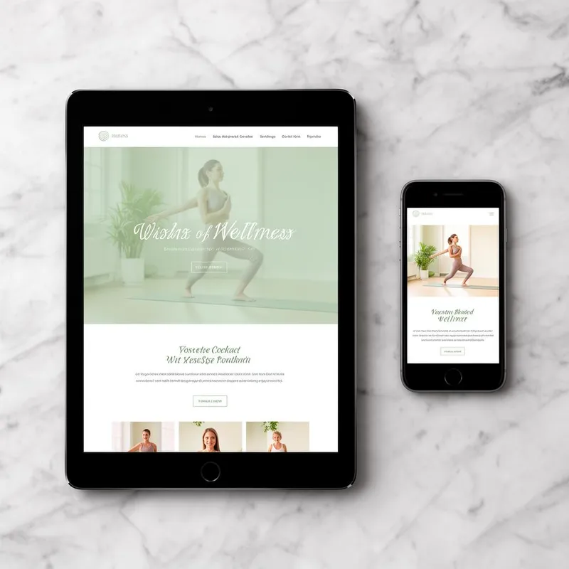 Webdesign-Referenz – Yoga Studio Flow, Branding & Webdesign